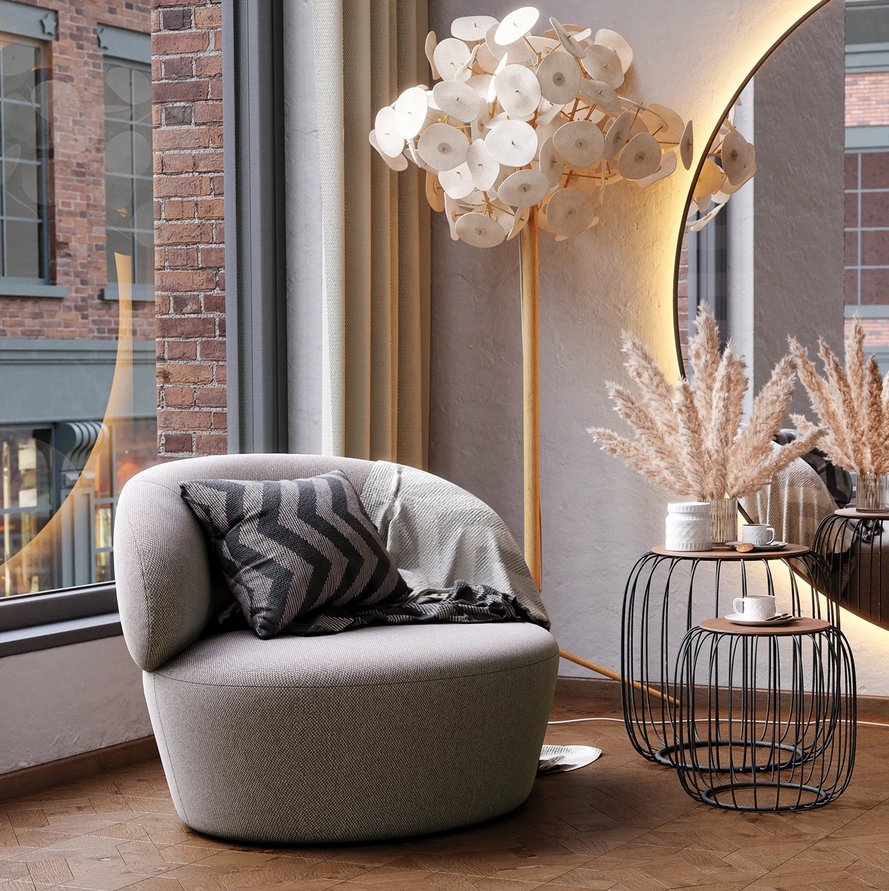 Dizajnové otočné kreslo BONO 