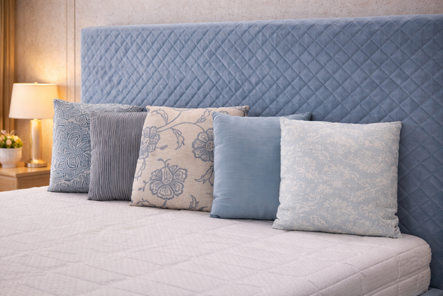 Čalúnená posteľ s úložným priestorom výška čela 135cm/140x200